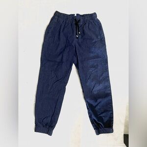 Allison Izu Dark Blue Jogger Pants